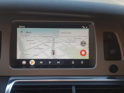 Αναβάθμιση εργοστασιακής οθόνης με Ασύρματο Wireless Apple CarPlay/Android Auto σε Audi Q7 4L