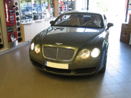 Εγκατάσταση Laser Jammer Blinder σε Bentley Continental GT