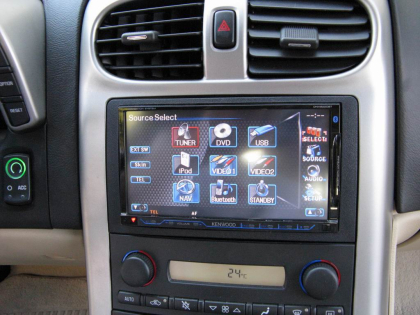 Εγκατάσταση 2Din Kenwood Οθόνης σε  Chevrolet Corvette