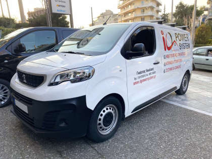 Εγκατάσταση οθόνης 2Din Lenovo και περιμετρικές κάμερες 360 σε Peugeot Expert του 2018.