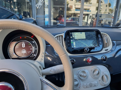 Εγκατάσταση οθόνης Digital IQ και κάμερας οπισθοπορείας σε Fiat 500