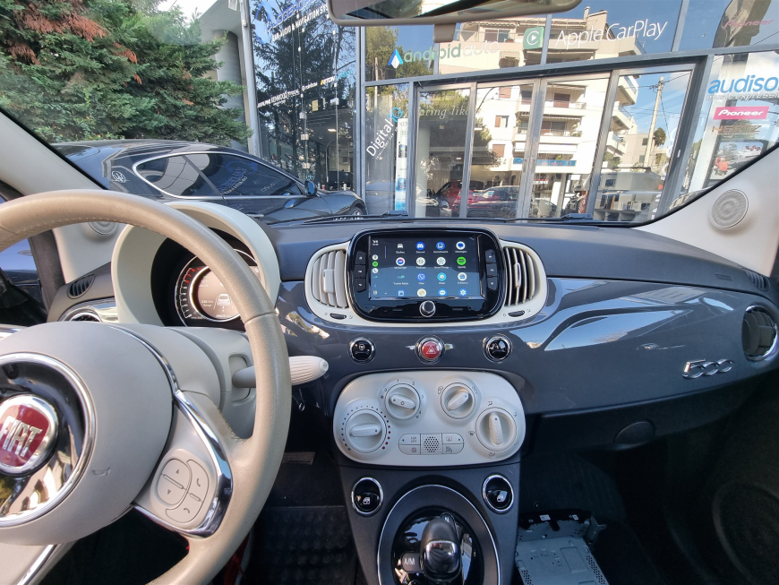 Εγκατάσταση οθόνης Digital IQ και κάμερας οπισθοπορείας σε Fiat 500