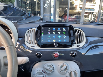 Εγκατάσταση οθόνης Digital IQ και κάμερας οπισθοπορείας σε Fiat 500