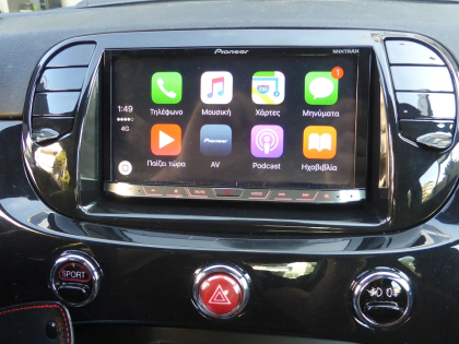 Εγκατάσταση οθόνης Pioneer σε Fiat 500L Abarth