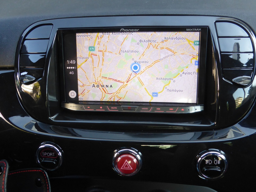 Εγκατάσταση οθόνης Pioneer σε Fiat 500L Abarth