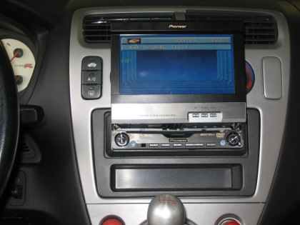 Εγκατάσταση οθόνης 1Din Pioneer σε Honda Type-R