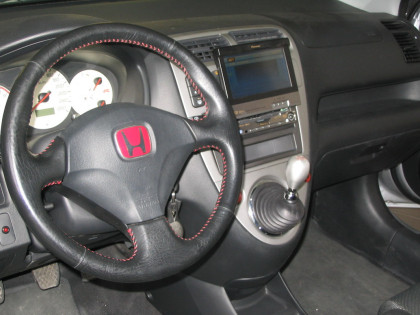Εγκατάσταση οθόνης 1Din Pioneer σε Honda Type-R