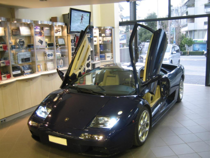 Εγκατάσταση Parking Sensors Blinder & Xenon Lights σε Lamborghini Diablo