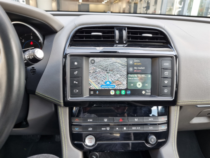 Αναβάθμιση εργοστασιακής οθόνης με Ασύρματο Wireless Apple CarPlay/Android Auto σε Jaguar F-Pace