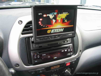 Εγκατάσταση οθόνης 1Din Kenwood σε Toyota Rav-4