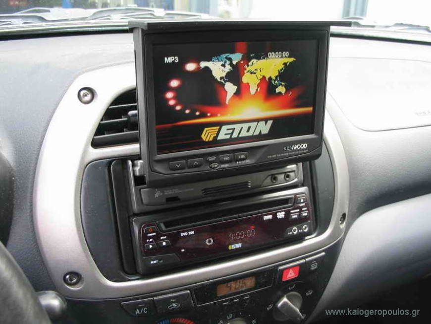 Εγκατάσταση οθόνης 1Din Kenwood σε Toyota Rav-4