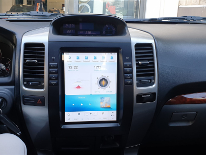 Εγκατάσταση οθόνης Tesla Style σε Toyota Land Cruiser J120