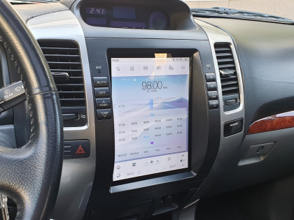 Εγκατάσταση οθόνης Tesla Style σε Toyota Land Cruiser J120