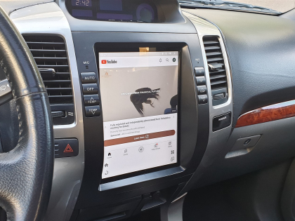 Εγκατάσταση οθόνης Tesla Style σε Toyota Land Cruiser J120