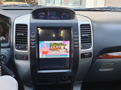 Εγκατάσταση οθόνης Tesla Style σε Toyota Land Cruiser J120