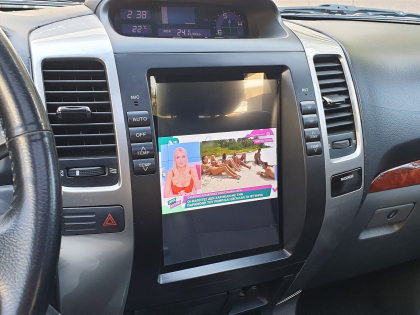 Εγκατάσταση οθόνης Tesla Style σε Toyota Land Cruiser J120