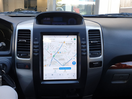 Εγκατάσταση οθόνης Tesla Style σε Toyota Land Cruiser J120