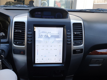Εγκατάσταση οθόνης Tesla Style σε Toyota Land Cruiser J120