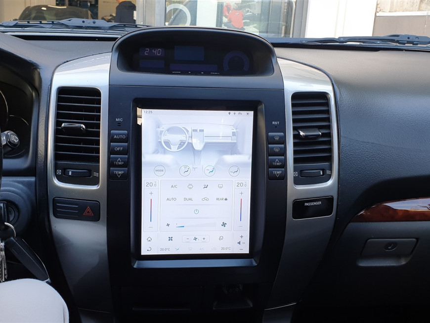 Εγκατάσταση οθόνης Tesla Style σε Toyota Land Cruiser J120