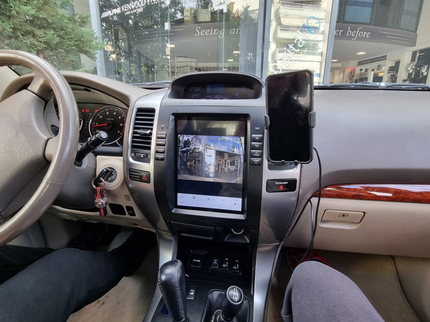 Εγκατάσταση οθόνης Tesla Style σε Toyota Land Cruiser J120
