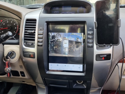 Εγκατάσταση οθόνης Tesla Style σε Toyota Land Cruiser J120
