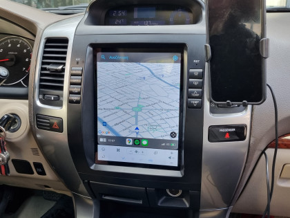 Εγκατάσταση οθόνης Tesla Style σε Toyota Land Cruiser J120
