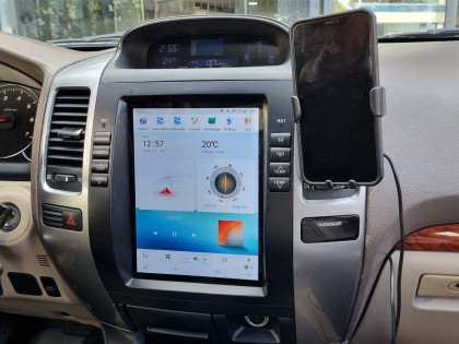 Εγκατάσταση οθόνης Tesla Style σε Toyota Land Cruiser J120