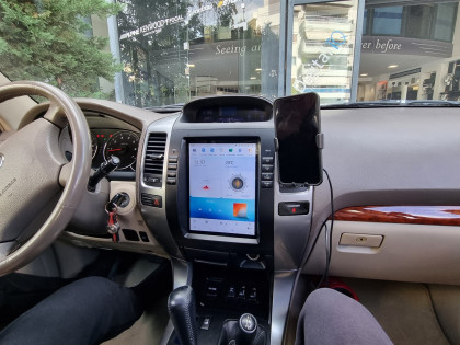 Εγκατάσταση οθόνης Tesla Style σε Toyota Land Cruiser J120
