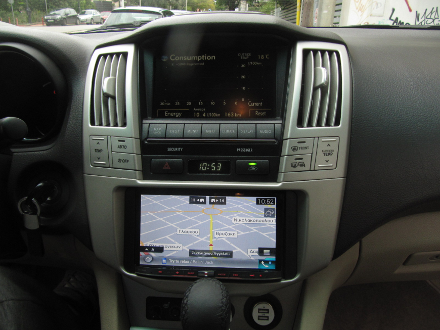 Εγκατάσταση οθόνης 2Din Pioneer σε Lexus RX 400 Hybrid