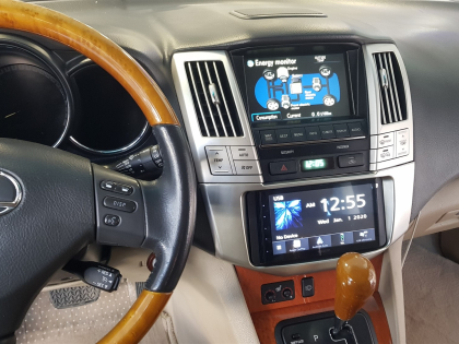 Εγκατάσταση oθόνης 2Din Kenwood και οθόνες πίσω καθισμάτων σε Lexus RX 400H