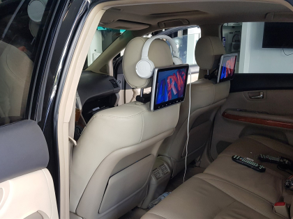 Εγκατάσταση oθόνης 2Din Kenwood και οθόνες πίσω καθισμάτων σε Lexus RX 400H