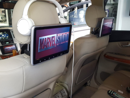 Εγκατάσταση oθόνης 2Din Kenwood και οθόνες πίσω καθισμάτων σε Lexus RX 400H