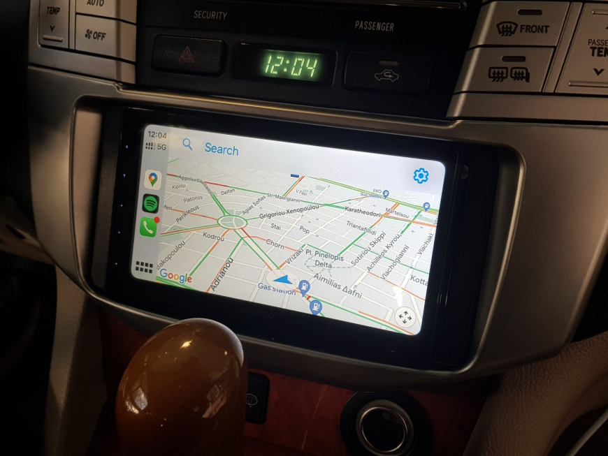 Εγκατάσταση oθόνης 2Din Kenwood και οθόνες πίσω καθισμάτων σε Lexus RX 400H