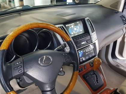 Εγκατάσταση oθόνης 2Din Kenwood και οθόνες πίσω καθισμάτων σε Lexus RX 400H