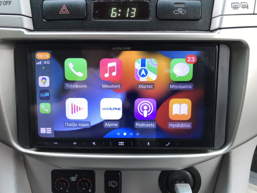 Εγκατάσταση oθόνης 2Din Alpine σε Lexus RX 400H