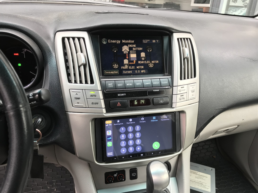 Εγκατάσταση oθόνης 2Din Alpine σε Lexus RX 400H