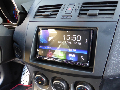 Εγκατάσταση οθόνης 2Din Kenwood σε Mazda 3 Mps