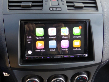 Εγκατάσταση οθόνης 2Din Kenwood σε Mazda 3 Mps