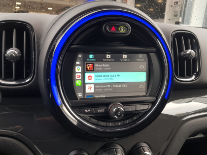 Αναβάθμιση εργοστασιακής οθόνης με Ασύρματο Wireless Apple CarPlay/Android Auto σε Mini Countryman S Model YW11 Series (F60) του 2019