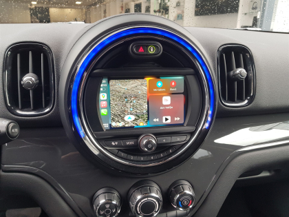Αναβάθμιση εργοστασιακής οθόνης με Ασύρματο Wireless Apple CarPlay/Android Auto σε Mini Countryman S Model YW11 Series (F60) του 2019
