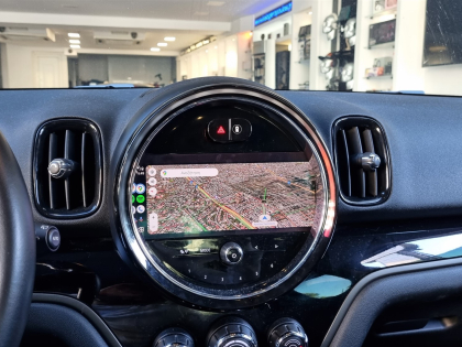 Αναβάθμιση εργοστασιακής οθόνης με Ασύρματο Wireless Apple CarPlay/Android Auto σε Mini Countryman S Model YW11 Series (F60) του 2019