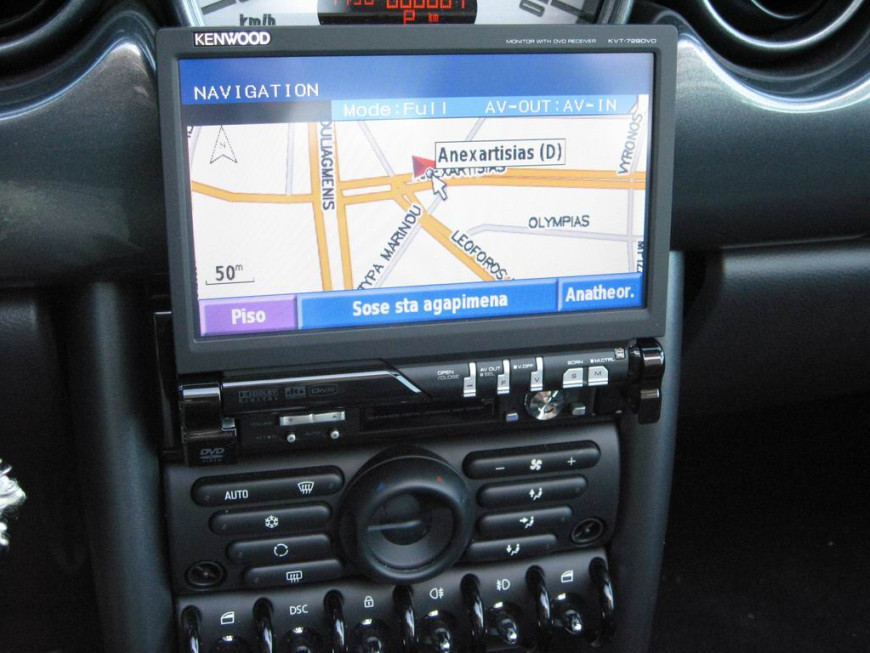 Εγκατάσταση οθόνης 1Din Kenwood σε Mini Cooper S Cabrio