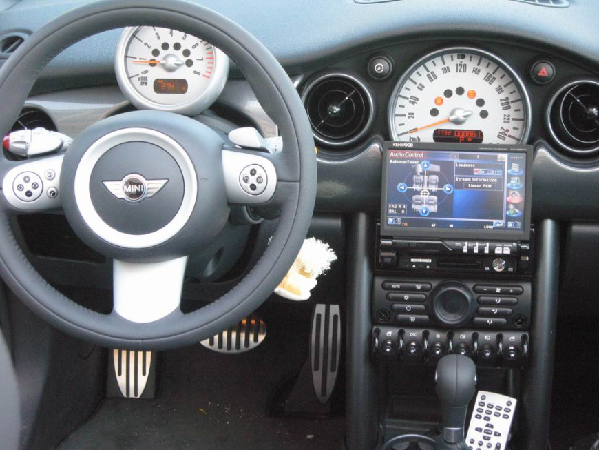 Εγκατάσταση οθόνης 1Din Kenwood σε Mini Cooper S Cabrio