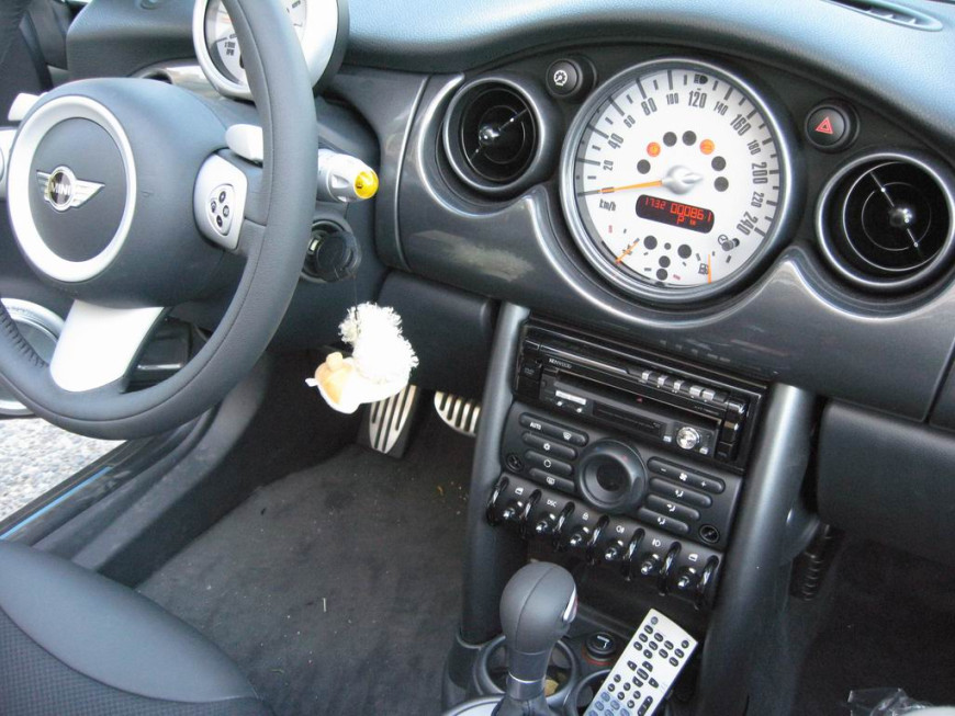 Εγκατάσταση οθόνης 1Din Kenwood σε Mini Cooper S Cabrio