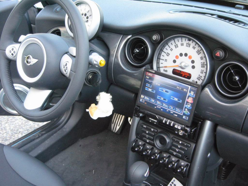 Εγκατάσταση οθόνης 1Din Kenwood σε Mini Cooper S Cabrio