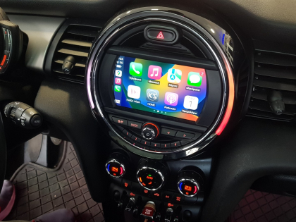 Αναβάθμιση εργοστασιακής οθόνης με Ασύρματο Wireless Apple CarPlay/Android Auto σε Mini Cooper (F56)