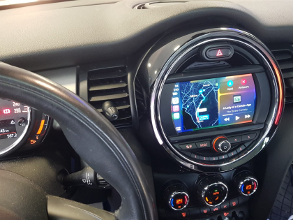 Αναβάθμιση εργοστασιακής οθόνης με Ασύρματο Wireless Apple CarPlay/Android Auto σε Mini Cooper (F56)