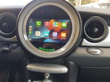 Αναβάθμιση εργοστασιακής οθόνης με Ασύρματο Wireless Apple CarPlay/Android Auto σε Mini Cooper (R56)