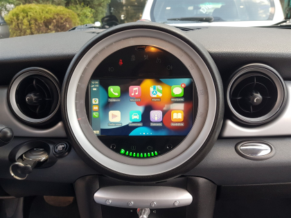 Αναβάθμιση εργοστασιακής οθόνης με Ασύρματο Wireless Apple CarPlay/Android Auto σε Mini Cooper (R56)