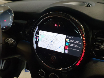 Αναβάθμιση εργοστασιακής οθόνης με Ασύρματο Wireless Apple CarPlay/Android Auto σε Mini Cooper S (F56) του 2023